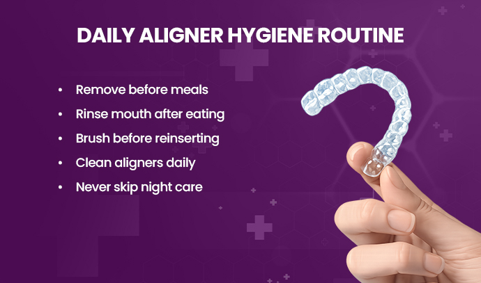 daily aligner hygiene routine