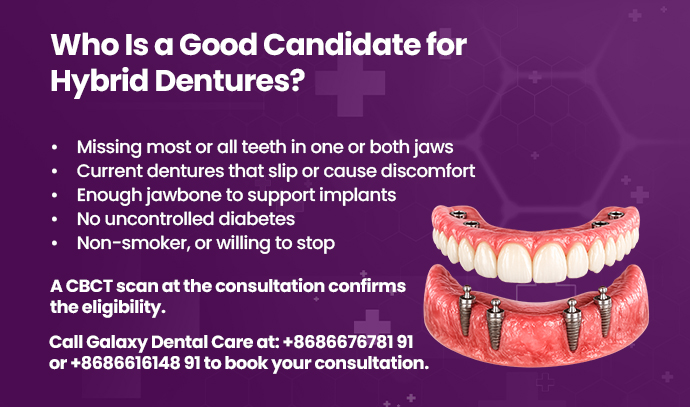 who is a good candidate for hybrid dentures